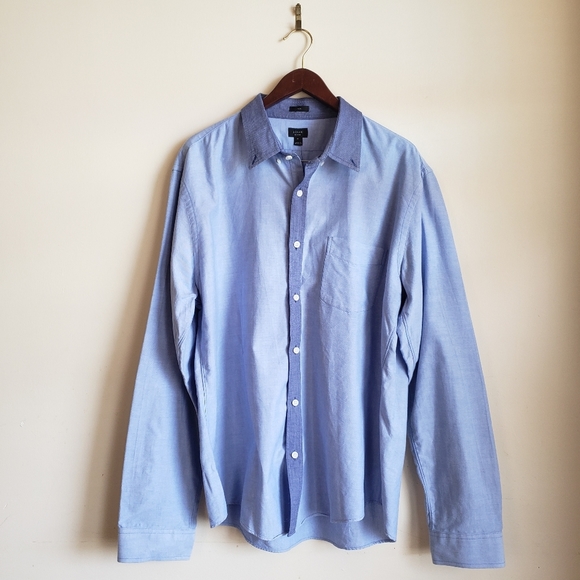 J. Crew Other - J. Crew Oxford Slim Contrast Collar Dress Shirt XL